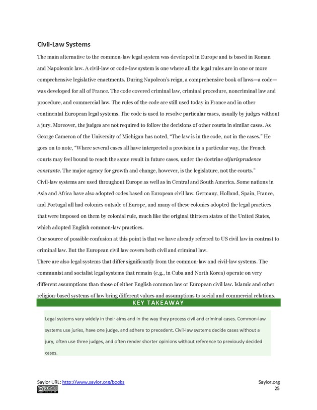 Business Law and the Legal Environment - Page 25